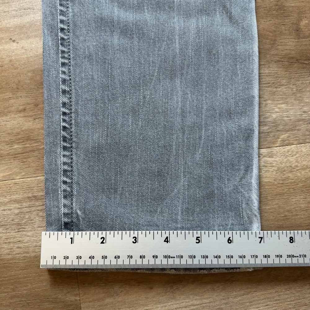 Diesel Iakop Jeans Men 32x30 Gray Slim Tapered Italy Charcoal Whiskered 0803T - Picture 15 of 16
